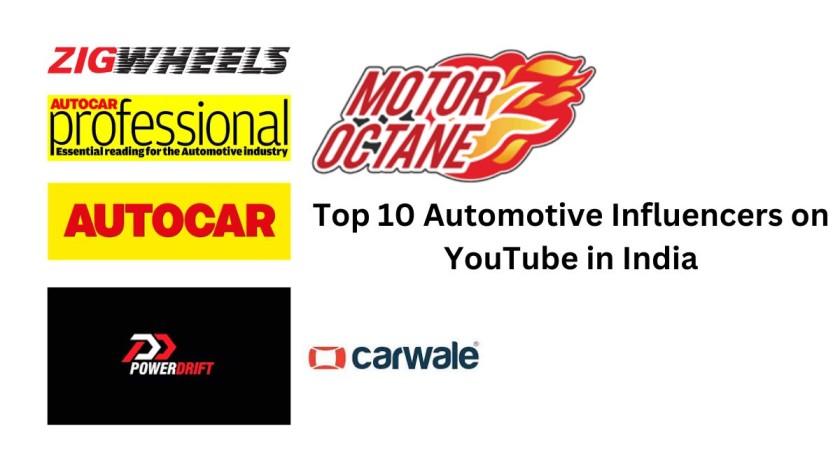 Top 10 Automotive Influencers on YouTube in India
